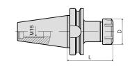 BBT40-ER25-070 Патрон цанговый