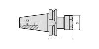 BT30-ER11-060 Патрон цанговый