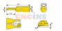 MPR-6-R0.1-L22-JF610M Мини-резец для продольного растачивания